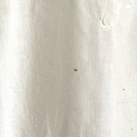 Vintage Allison Rose By Dragon Fly Cabbage Rose Lace Eyelet Romper size medium - Picture 9 of 10